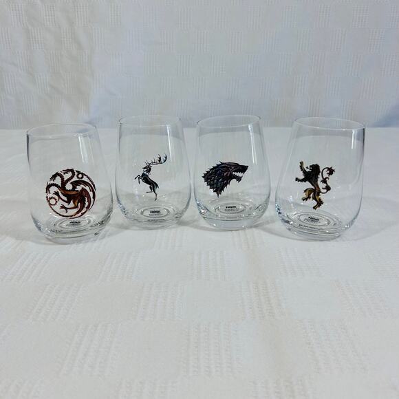 Game Of Thrones Wine Glasses Stemless Rabbit Tanaka 2016 - Picture 8 of 9